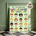 Feelings & Emotion Recognition Painting Poster, Vibrant Cartoon-style Feelings Display Poster, Assists In Identifying Various Emotions, Suitable For_maomaolike.com