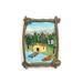 Nordic Finland Lakeside Cottage Scenery Fridge Magnet Travel Souvenir Creative Resin Painted Decoration Gift_maomaolike.com