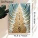 Surreal Parting Sea & Walking Crowd Painting Poster, Textured Brushstroke Surreal Scene Poster, Unique Artistic Decor Ideal For Living Room, Office_maomaolike.com