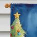 Westie Christmas Reindeer House Flag Large Porch Sleeve Pole Decorative Outside Yard Banner Artwork Wall Hanging, Polyester, House Size, Multicolor_maomaolike.com