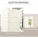 Folding Room Divider Screen 4 Panel 6 Tall Privacy Screen Freestanding Wood Partition For Home Office, White_maomaolike.com
