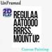 Playful Typography Themed Painting Poster, Minimalist Black Bold Text Poster, Unique Repeated-letter Design Ideal For Home And Office Wall Decor_maomaolike.com