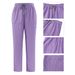 Women's new V-neck split medical overalls, pocket straight pants, men's and women's toiletries_maomaolike.com