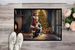 Border Collie And Santa Claus Doormat Front Door Mat Indoor Outdoor Rugs For Entryway, Non Slip Washable Low Pile, 24H X 36W_maomaolike.com