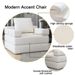 Single Sofa Chair That Converts To A Single Sofa Bed For Living Room, Guest Room, Playroom, White_maomaolike.com