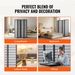 VEVOR Room Divider, 4 Panel Japanese Room Divider, Wood Folding Privacy Screen Indoor, Japanese Partition Dividers Portable Decoration Screens, For Room Separation Home Office Restaurant & Bedroom_maomaolike.com