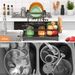 Godboat 2-Tier Dish Drying Rack - Dish Rack With Auto Drain-to-Sink & Mat_maomaolike.com