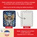 Shih Tzu My Angel Porcelain Ornament Christmas Tree Hanging Decorations For Home Christmas Holiday, Rectangle, Gift, Multicolor_maomaolike.com