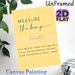 Baby Shower "Measure The Bump" Painting Poster, Soft Yellow Elegant Typographic Poster With Printed Ribbon, Fun Interactive Game Sign Ideal For Baby_maomaolike.com