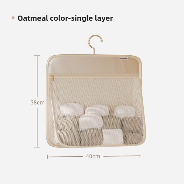 Underwear Storage Hanging Bag Wall-mounted Household Bra Underwear Storage Artifact Three-in-One Split Shorts Socks Storage_maomaolike.com