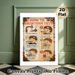 Tooth Brushing Guide Painting Poster, Vintage Steampunk Style Illustrated Step-by-step Oral Care Poster, Clear Tooth Care Instructions Suitable For_maomaolike.com