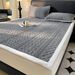 Factory Wholesale Solid Color Thickened Crystal Velvet Bed Protector Quilted European Style Pattern Mattress Export Foreign Trade_maomaolike.com
