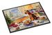 Lakeland Terrier Christmas Cookies Doormat Front Door Mat Indoor Outdoor Rugs For Entryway, Non Slip Washable Low Pile, 24H X 36W_maomaolike.com