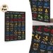 Funny Car Warning Symbols Painting Poster, Witty Humorous Cartoon Style Poster, Amusing Playful Take On Vehicle Alert Icons, Ideal For Garage, Man_maomaolike.com