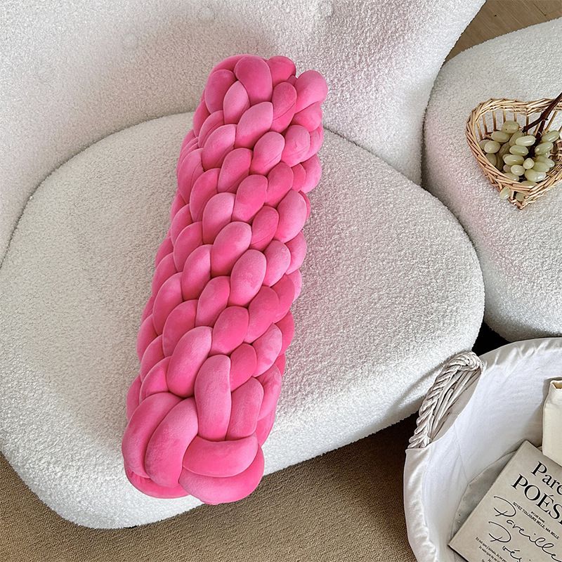 Home Garden Twist Knot Pillow Nordic Ins Bedroom Plush Cushion Living Room Decoration Sofa Pillow_maomaolike.com