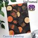 Vinyl Records Themed Painting Poster, Warm-toned Retro Layered Vinyl Records Poster, Nostalgic Music-themed Decor Suitable For Music Rooms, Living_maomaolike.com