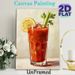 Bloody Mary Cocktail Painting Poster, Vibrant Impasto Oil Style Poster, Rich Red Cocktail With Lemon & Celery Garnish, Brings Artistic Flair To Home_maomaolike.com