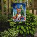 Pit Bull Terrier Christmas Reindeer Garden Flag Mailbox Flag Decorative Yard Flag Banner Outside Patio Artwork Yard Flower Beds, Garden Size, Multicolor_maomaolike.com