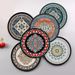 Placemat Bohemian Nordic Style Coaster Table Rubber Water Absorbent Non-Slip Insulation Bowl Plate Mat Heat Resistant_maomaolike.com