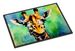 Giraffe Doormat Front Door Mat Indoor Outdoor Rugs For Entryway, Non Slip Washable Low Pile, 24H X 36W_maomaolike.com