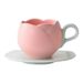 Retro Tulip Coffee Cup High Value Exquisite Flower Mug Cup Afternoon Tea Ceramic Cup And Saucer Set_maomaolike.com