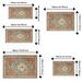 Small, Washable, Non-slip Rugs Suitable For Entryways, Kitchens, Laundry Rooms, Beside The Bed In Bedrooms, And Living Rooms. Machine-washable Rugs._maomaolike.com