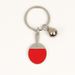 Unisex Table tennis keychain Badminton tennis key chain metal paint three-dimensional pendant gift_maomaolike.com