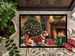 American Foxhound Cozy Christmas Doormat Front Door Mat Indoor Outdoor Rugs For Entryway, Non Slip Washable Low Pile, 24H X 36W_maomaolike.com