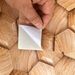 45cm*2000cm Geometric Wood Texture Wallpaper – Waterproof Self Adhesive 3D Wall Paper For Bedroom & TV Background_maomaolike.com