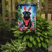 Black Pug Christmas Reindeer Garden Flag Mailbox Flag Decorative Yard Flag Banner Outside Patio Artwork Yard Flower Beds, Garden Size, Multicolor_maomaolike.com
