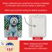 Old English Sheepdog Christmas Porcelain Ornament Christmas Tree Hanging Decorations For Home Christmas Holiday, Rectangle, Gift, Multicolor_maomaolike.com