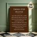 Third Step Prayer Painting Poster, Minimalist Typographic Poster, Elegant Brown Background With White Spiritual Prayer Text, Inspirational Wall Decor_maomaolike.com