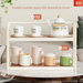 Water Holder Storage Double-Layer Tea Rack Sideboard Mug Coffee Cup Organizer_maomaolike.com