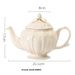 French Relief Retro Ceramic Coffee Cup And Plate Set_maomaolike.com