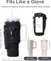 Water Bottle Carrier Bag With Phone Pocket For Stanley Tumbler Neoprene Water Bottle Holder Pouch With Adjustable Strap Bollus With Straw Cover & Carabiner For Stanley Cup Accessories_maomaolike.com