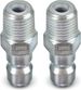 ESSENTIAL WASHER Plated Steel 1/4" Male Quick Connect Fittings Pressure Washer - Pressure Washer Plugs, 4200 PSI, 2 Pack_maomaolike.com