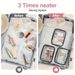 Medicine Cosmetic Women Large Capacity Organizer Easy Wipe Clean Pouch Daily Use Trip Toiletry Travel Bag_maomaolike.com