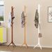 Bedroom Floor-standing Bag Hanging Beech Vertical Solid Wood Living Room Coat Household Hanger Simple Clothes Rack_maomaolike.com
