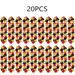20Pcs Movie Night Flower Leis 19.7 In Golden Red Black Silk Flower Necklace Tropical Luau Hawaii Theme Party Favors Wreaths Headbands For Holiday Wedding Beach Birthday Decorations Supplies_maomaolike.com