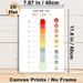 Emotion Thermometer Painting Poster, Vibrant Color-coded Mood Scale With Expressive Emojis Poster, Assists In Identifying And Expressing Feelings_maomaolike.com