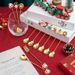 6pcs /Pack Christmas Gift Stirring Spoon Coffee Dessert Scoop_maomaolike.com