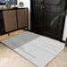 Living Room Rug Large Size Gorgeous Gold Frame Design Bedroom Rug Plush Thickened Machine Washable Thickened Underlay Interior Decorative Rug_maomaolike.com