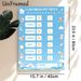 Tooth Brushing Reward Chart Painting Poster, Cute Watercolor Cartoon-style Poster, Daily Morning & Night Check-in Design To Develop Regular_maomaolike.com