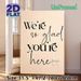Welcome Quote Painting Poster, Elegant Mixed-font Calligraphic Text With Delicate Bow Accent Poster, Warm Welcoming Decor, Ideal For Entryway, Living_maomaolike.com