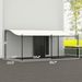 10' X 20' Wall-Mounted Outdoor Pergola Canopy, Metal Patio Canopy With Drainage Holes For Backyard Garden, Cream White_maomaolike.com