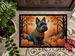 Scottish Terrier Fall Doormat Front Door Mat Indoor Outdoor Rugs For Entryway, Non Slip Washable Low Pile, 24H X 36W_maomaolike.com