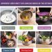 20 Mixing Bowls With Sealed Lids, 304 Stainless Steel Metal Set Bowls, Anti Slip Colored Silicone Bottom, Sizes 7, 3.5, 2.5, 2.0, 1.5, 1, 0.67QT, Perfect For Mixing, Baking, And Service_maomaolike.com