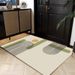 Living Room Rug Large Size Gorgeous Gold Frame Design Bedroom Rug Plush Thickened Machine Washable Thickened Underlay Interior Decorative Rug_maomaolike.com