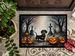 Dachshund Spooky Halloween Doormat Front Door Mat Indoor Outdoor Rugs For Entryway, Non Slip Washable Low Pile, 24H X 36W_maomaolike.com