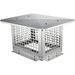 VEVOR Chimney Cap, 13 X 9 Inch, 304 Stainless Steel Fireplace Chimney Cover, Not Easily Toppled & Practical Accessories & Easy Installation, Fits Mesh Flue Covers Outside Clay Flue Shingles, Silver_maomaolike.com
